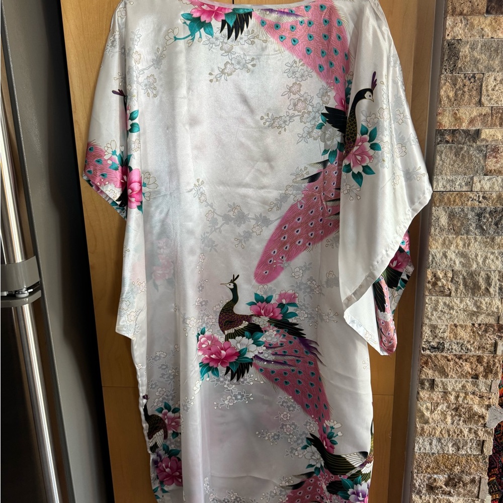 Peacock Thai Kimono Kaftan-NWOT - Picture 9 of 10